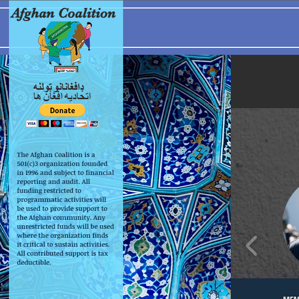 Afghan Organization Near Me - Afghan Coalition